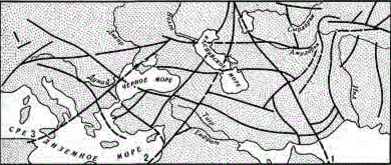 Линейные структуры Каспийской зоны