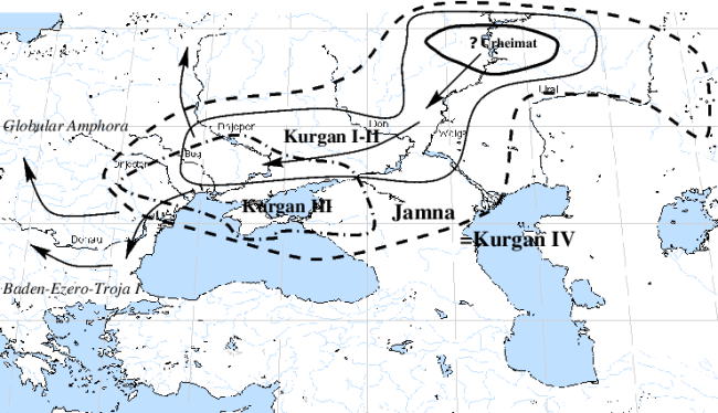 Расселение индоевропейцев в V—II тыс. до н.э.