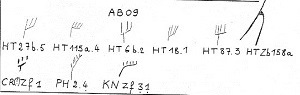 Исторические версии знака КЛП-А 09