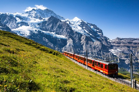 Железная дорога в Юнгфрау (Швейцария)