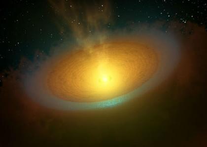 Протокометный диск вокруг звезды TW Гидра