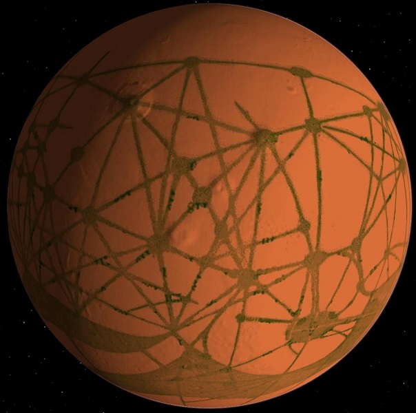 Система оптических марсианских каналов