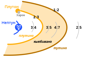 Орбитальные резонансы Куйперовской зоны