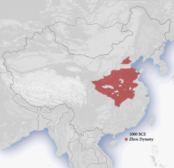 Территории, подконтрольные китайским династиям