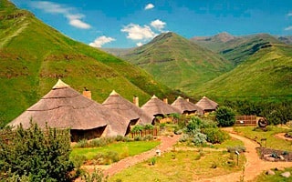 Деревня народа лесото