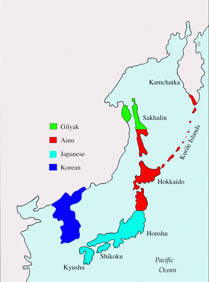 Чукото-камчатские языки (карта)