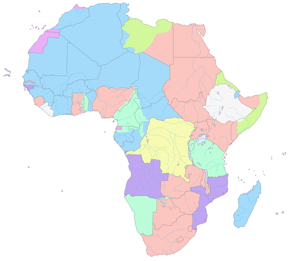 Африканские колонии в 1913 г.
